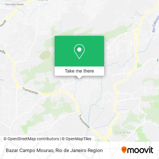 Bazar Campo Mourao map