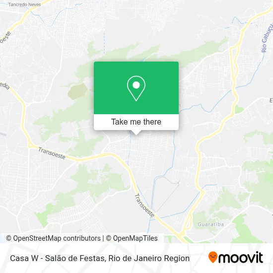 Casa W - Salão de Festas map