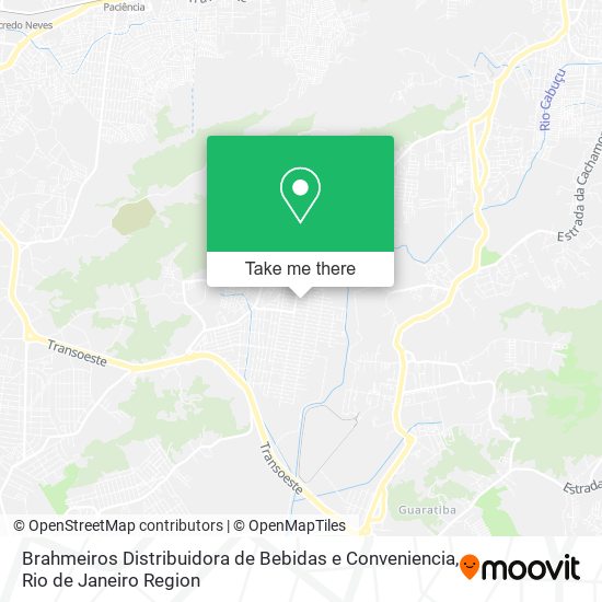 Mapa Brahmeiros Distribuidora de Bebidas e Conveniencia