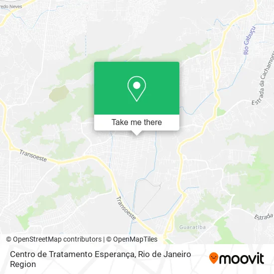 Centro de Tratamento Esperança map