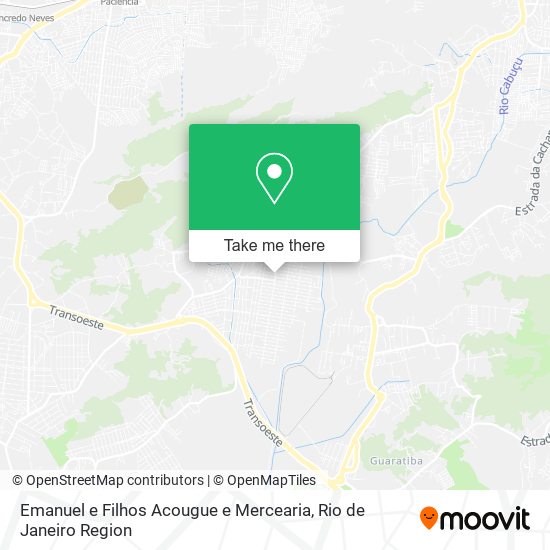 Emanuel e Filhos Acougue e Mercearia map