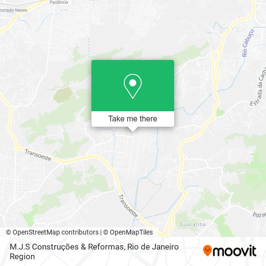 M.J.S Construções & Reformas map