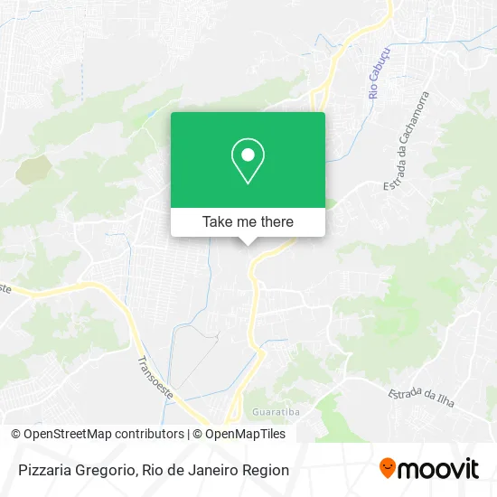 Pizzaria Gregorio map