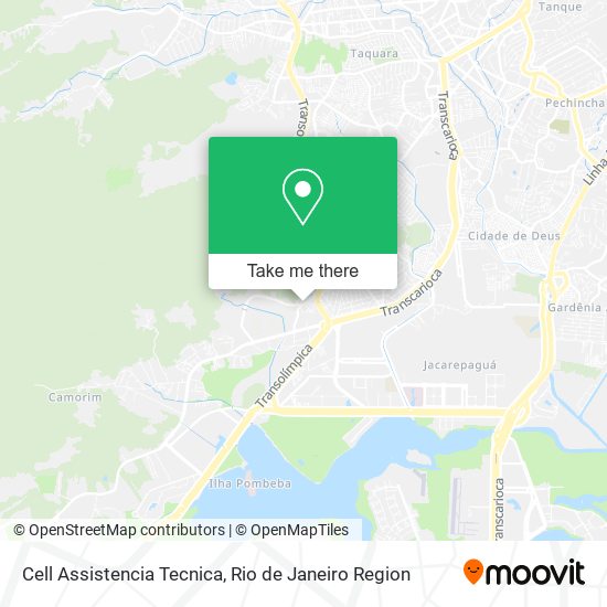Cell Assistencia Tecnica map
