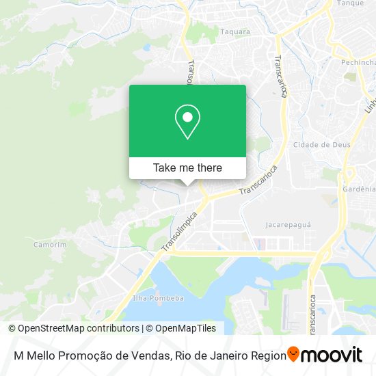 M Mello Promoção de Vendas map