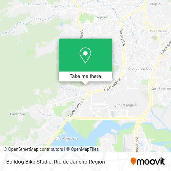 Bulldog Bike Studio map