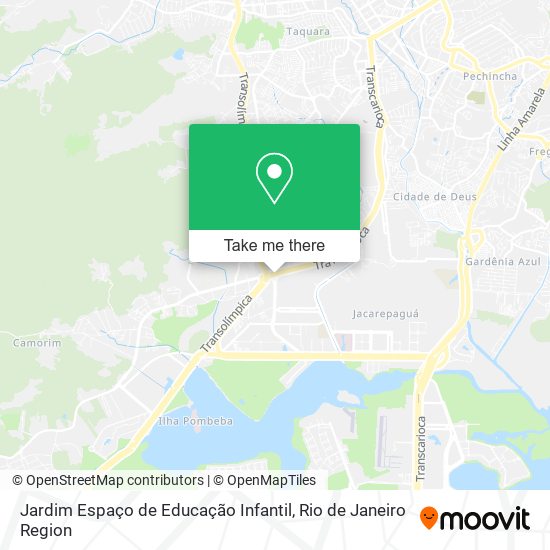 Mapa Jardim Espaço de Educação Infantil