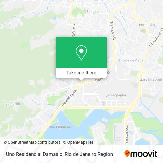 Uno Residencial Damasio map