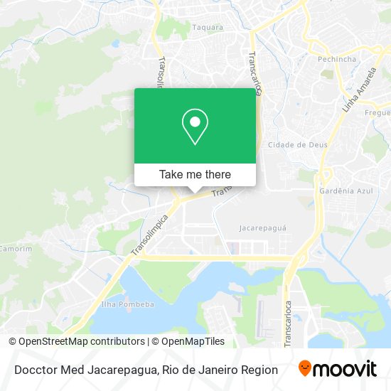 Docctor Med Jacarepagua map