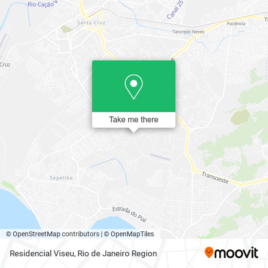 Residencial Viseu map