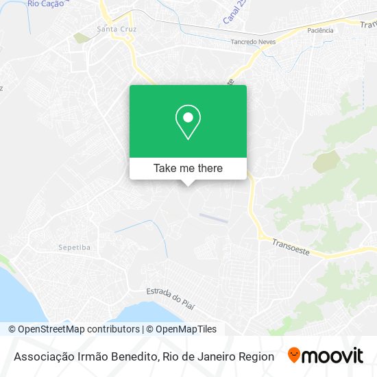 Associação Irmão Benedito map