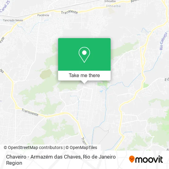 Chaveiro - Armazém das Chaves map