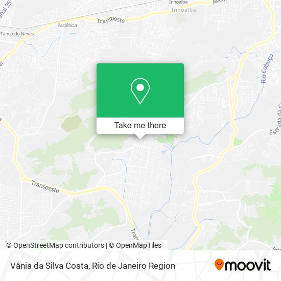 Vânia da Silva Costa map