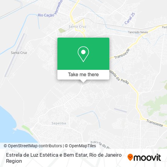 Estrela de Luz Estética e Bem Estar map