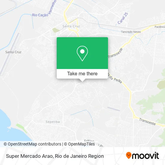 Super Mercado Arao map