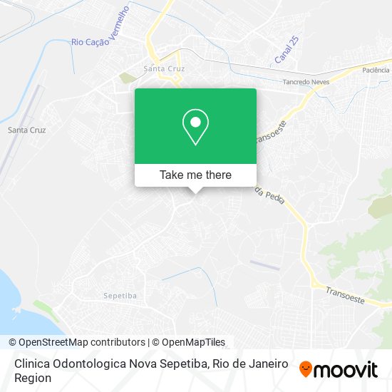 Clinica Odontologica Nova Sepetiba map