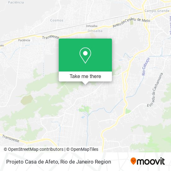 Projeto Casa de Afeto map