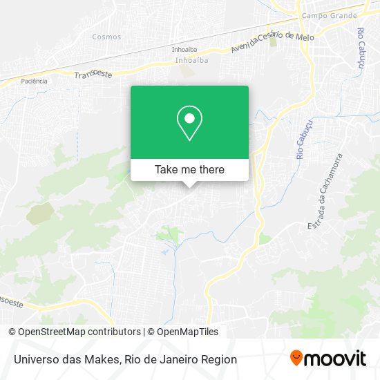 Universo das Makes map