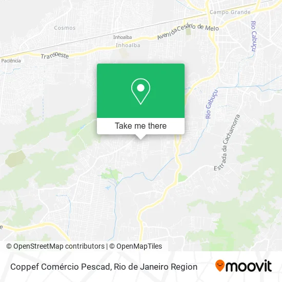 Coppef Comércio Pescad map