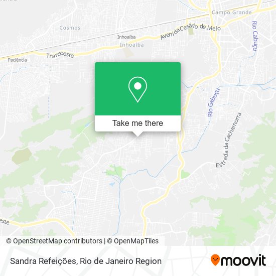 Sandra Refeições map