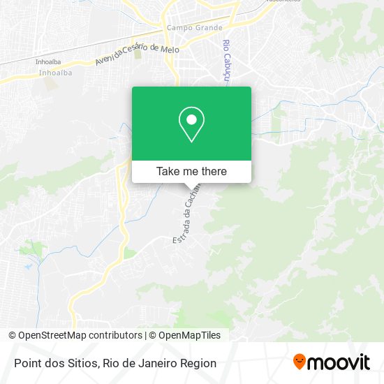 Point dos Sitios map