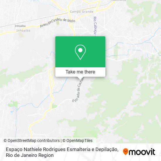 Espaço Nathiele Rodrigues Esmalteria e Depilação map