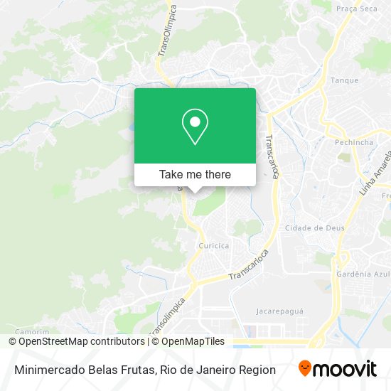 Minimercado Belas Frutas map