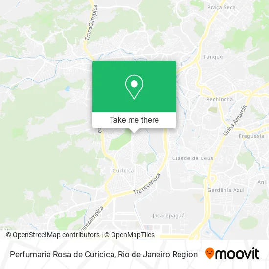 Perfumaria Rosa de Curicica map