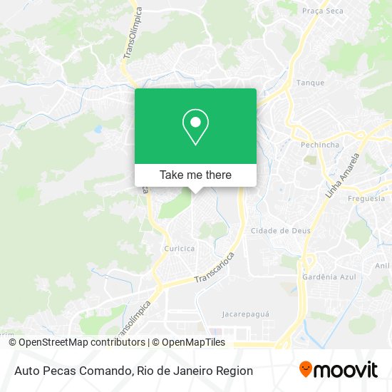 Auto Pecas Comando map