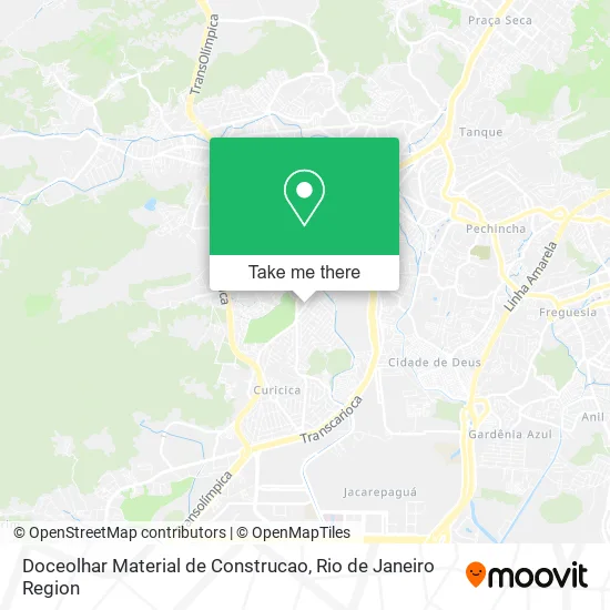 Mapa Doceolhar Material de Construcao