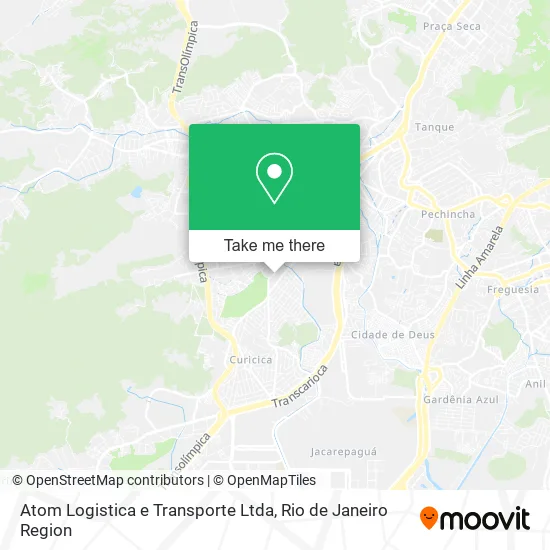 Atom Logistica e Transporte Ltda map