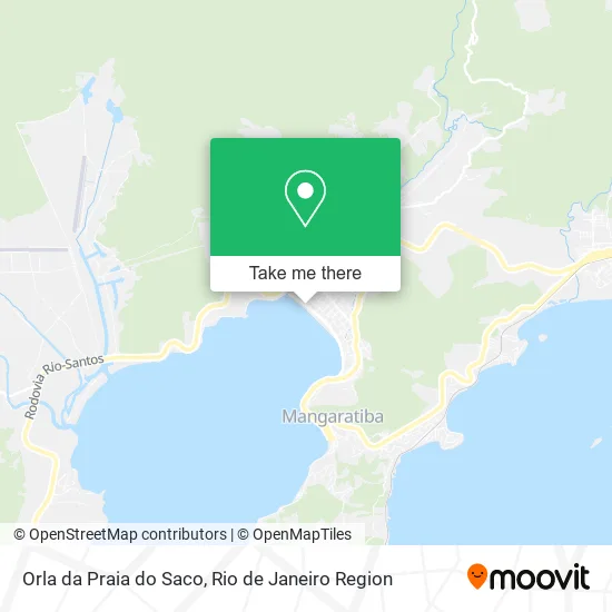 Orla da Praia do Saco map