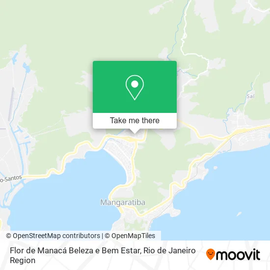 Flor de Manacá Beleza e Bem Estar map
