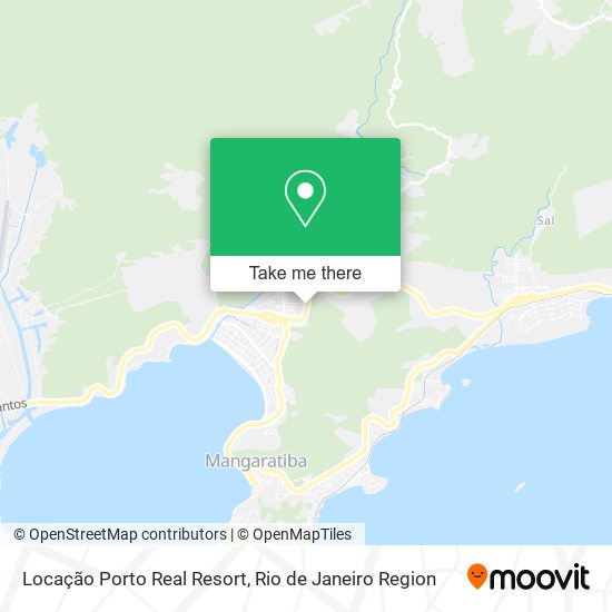 Locação Porto Real Resort map