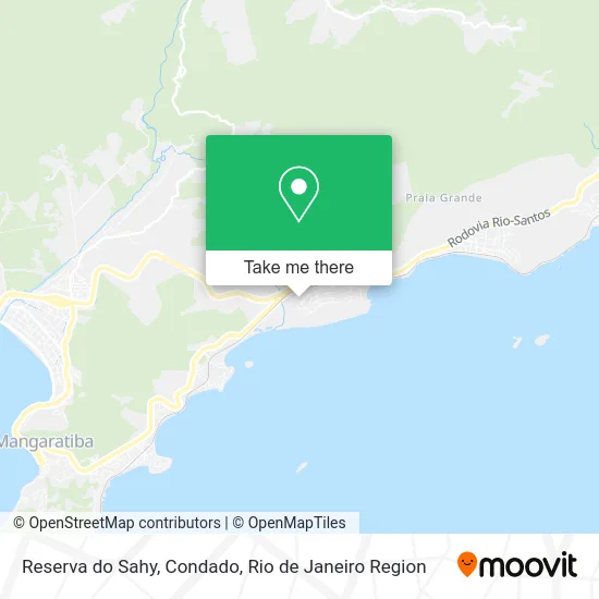 Reserva do Sahy, Condado map