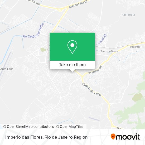 Imperio das Flores map