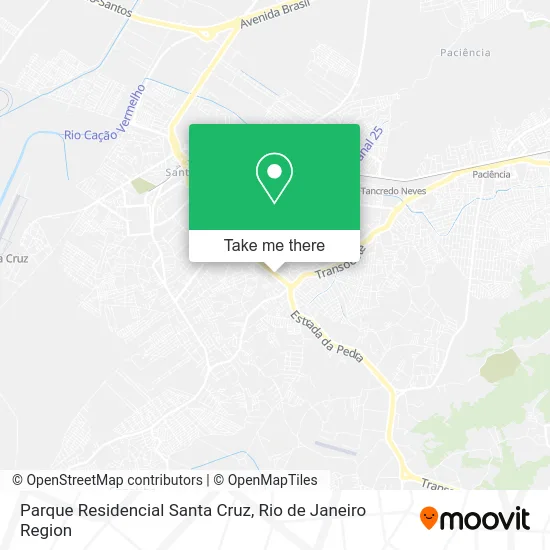 Parque Residencial Santa Cruz map