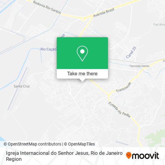 Mapa Igreja Internacional do Senhor Jesus