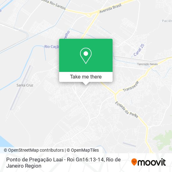 Ponto de Pregação Laai - Roi Gn16:13-14 map