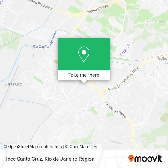 Iecc Santa Cruz map