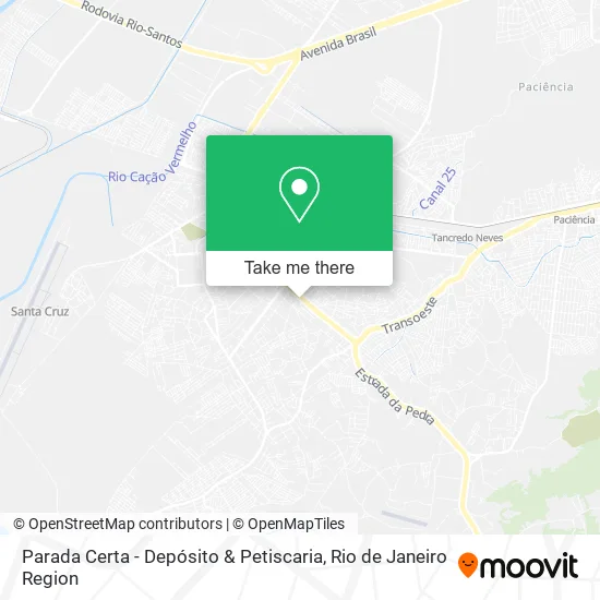 Parada Certa - Depósito & Petiscaria map
