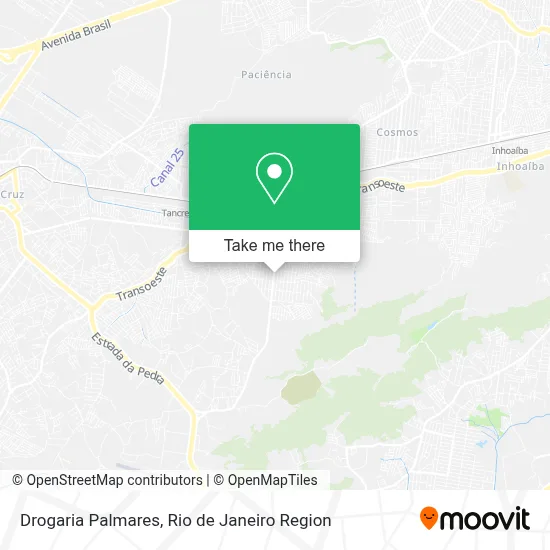 Drogaria Palmares map