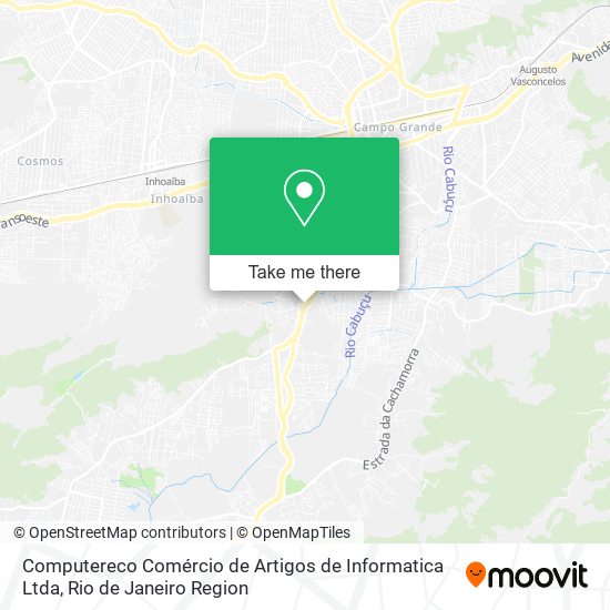 Computereco Comércio de Artigos de Informatica Ltda map