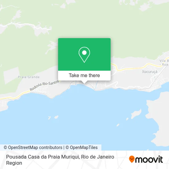 Pousada Casa da Praia Muriqui map