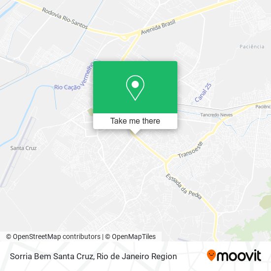 Mapa Sorria Bem Santa Cruz