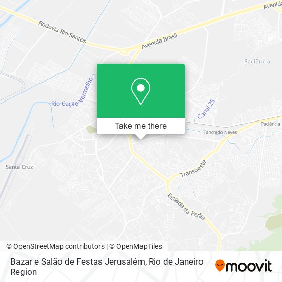 Bazar e Salão de Festas Jerusalém map
