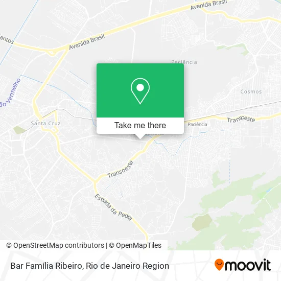 Bar Família Ribeiro map