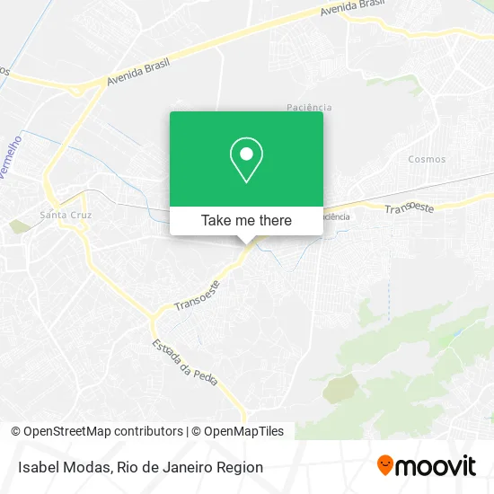 Isabel Modas map
