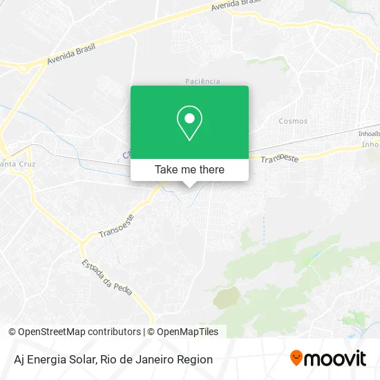 Aj Energia Solar map