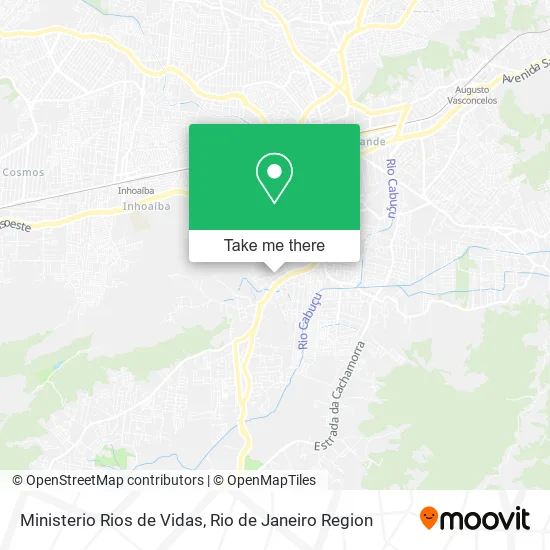 Ministerio Rios de Vidas map